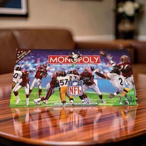 NEW Monopoly NFL Official Limited Collector's Edition Complete Open Box